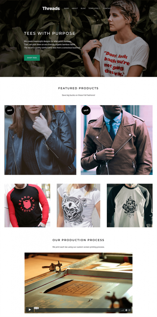 Threads WooCommerce Theme