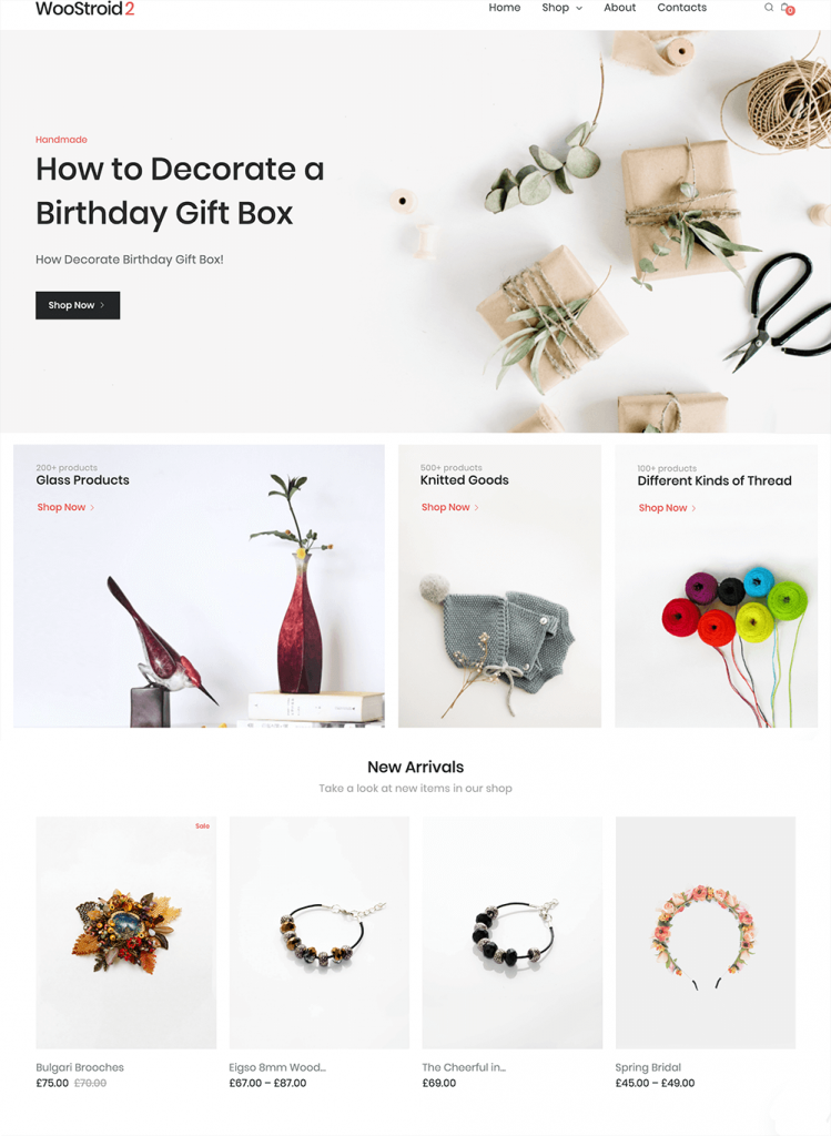 Woostroid WooCommerce Theme