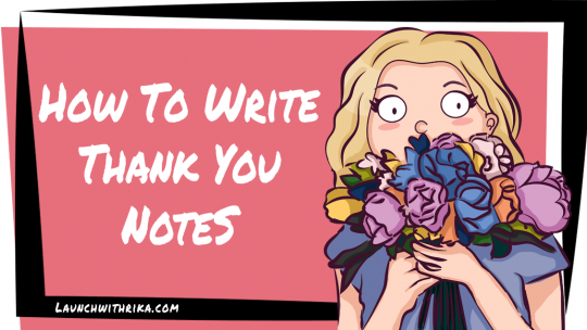 how to write thank you notes for your customer